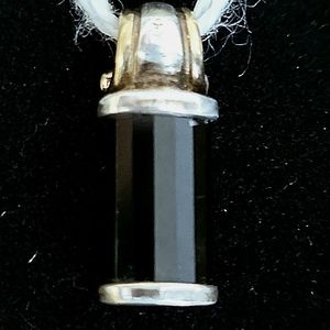 995 Stamped Silver Black Onyx